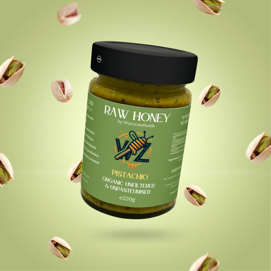 NEW Pistachio Infused - Raw Honey