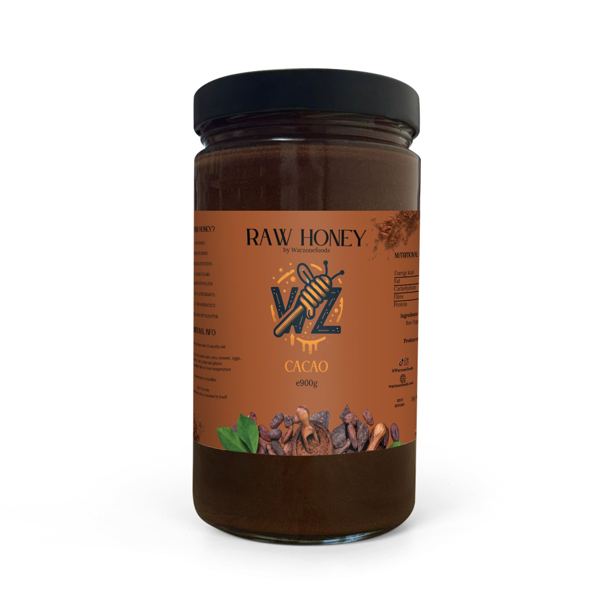 Raw Honey - Cacao Infused