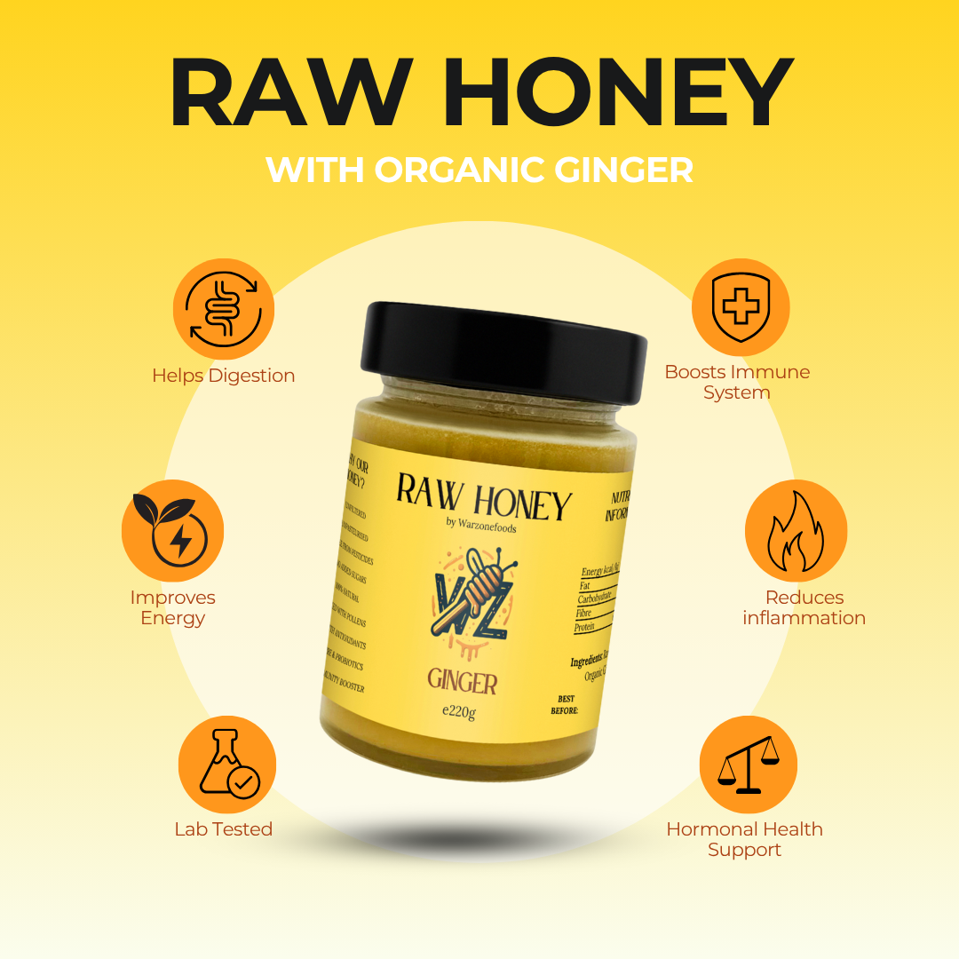 Raw Honey - Ginger Infused