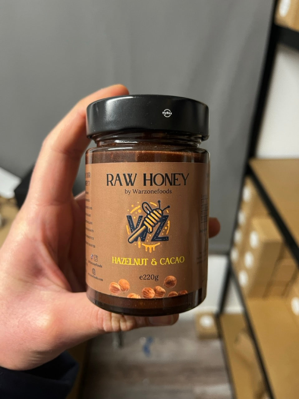 NEW Hazelnut and Cacao Raw Honey