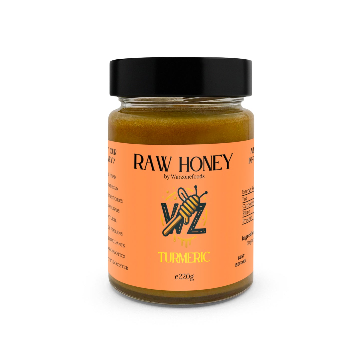 Raw Honey - Turmeric Infused