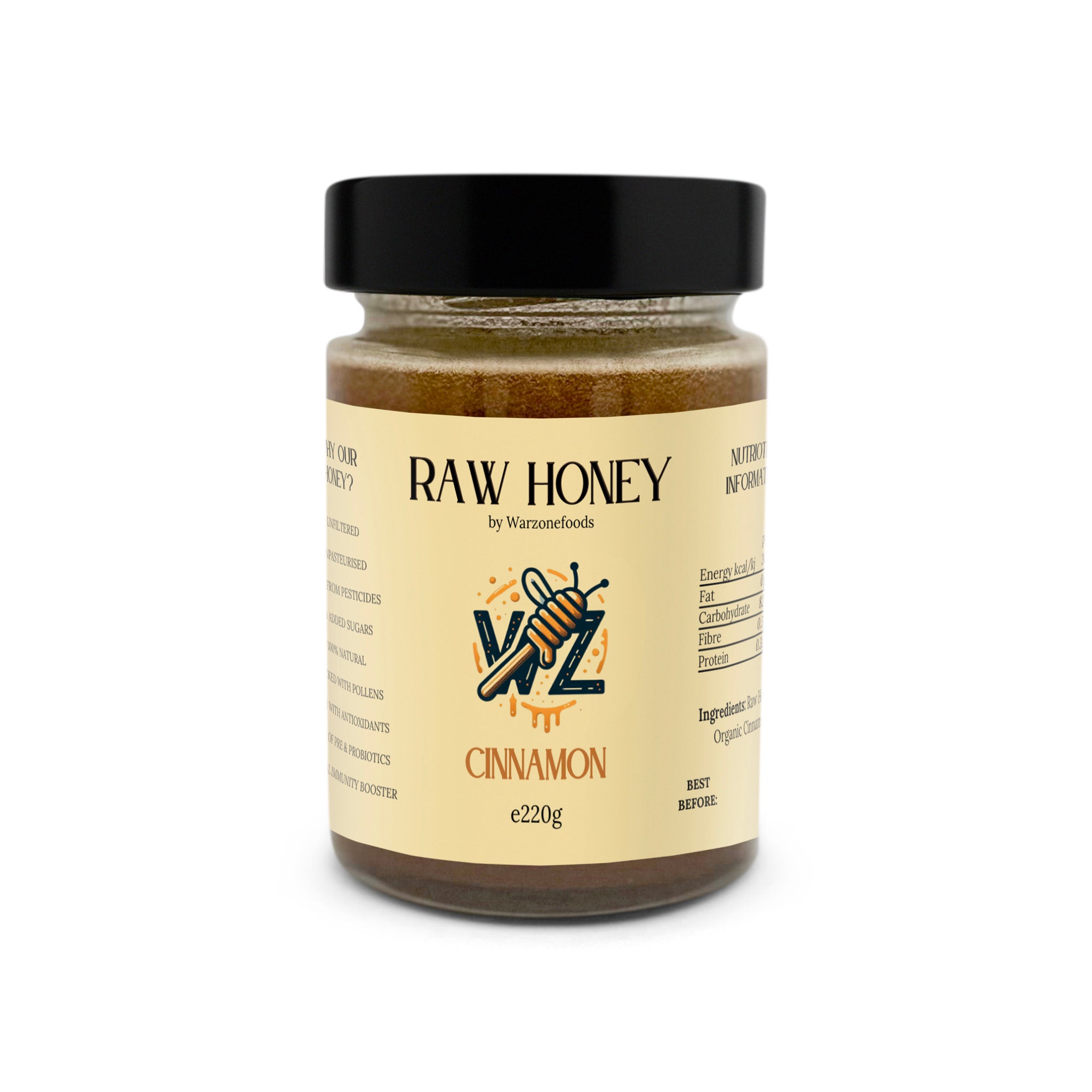 Raw Honey - Cinnamon Infused