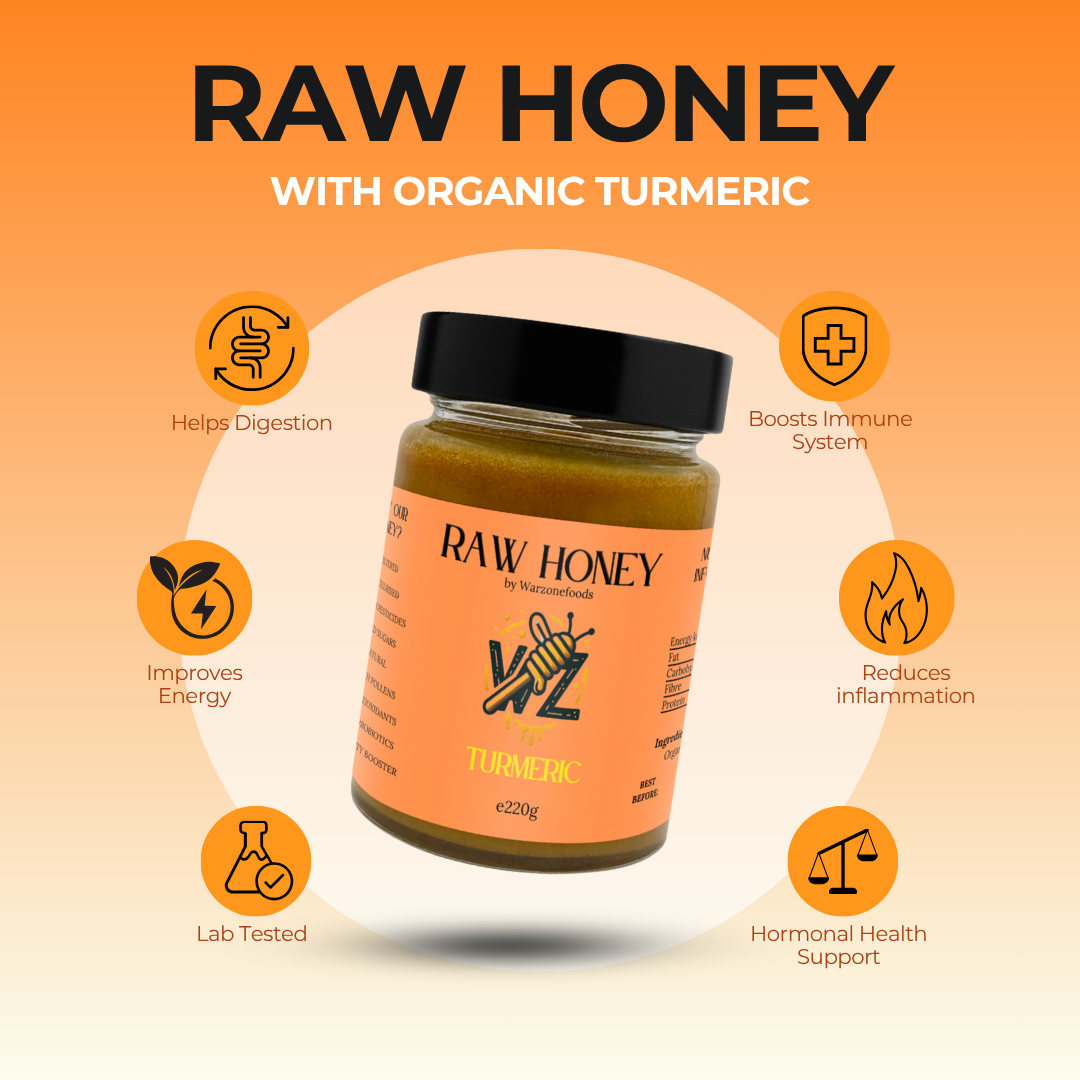 Raw Honey - Turmeric Infused