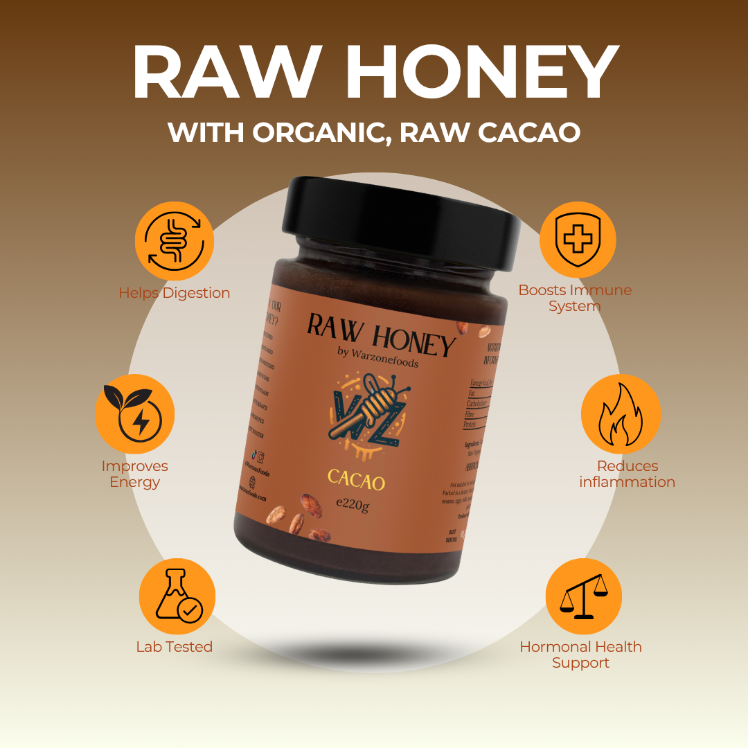 Raw Honey - Cacao Infused